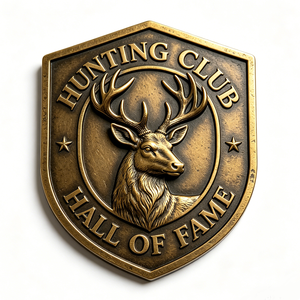 Épinglette personnalisée en métal, émail souple, alliage de zinc, badge bouclier, emblème cerf pour club, cadeau, vêtement - Product Image 1