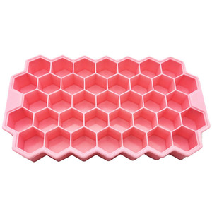 Tự Chế 37 Lỗ Công Suất Cao Tổ Ong Hình Dạng Băng Khuôn Silicone <span class=keywords><strong>Ice</strong></span> <span class=keywords><strong>Cube</strong></span> Khay - Product Image 6