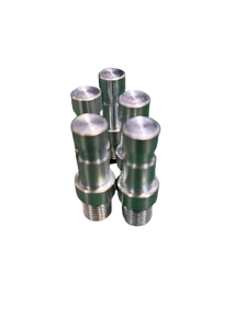Custom CNC Turned Carbon Steel Parts | Precision CNC Machining Components Turned Steel Stud with Pilot and Shoulder <b>Steps</b> - Product Image 3
