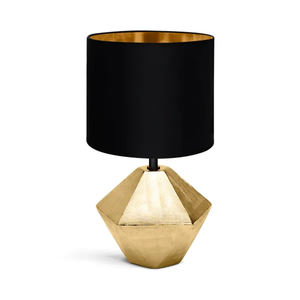 Lámpara de mesa de cerámica E14 sin fuente de luz, ideal para decoración y ambientación en hogares y oficinas. - Product Image 1