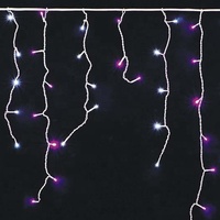 Décoration Micro Chaîne Rideau Lumineux LED Amovible pour Fenêtre Extérieure, Idéal pour DJ et Usage Commercial
