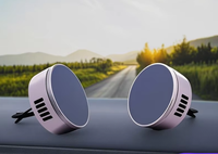 Diffuseur de parfum solide pour voiture, clip rond en métal pour grille d'aération, diffusion rapide et uniforme, parfum longue durée pour voiture