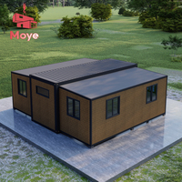 Moderne de l'équipe professionnelle 20FT 3 Bedroom Préfabriqué Living Mobile Villa Extensible Rectangle Conteneur Home Made Sandwich Panel