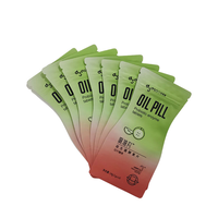 Pochette d'échantillon en PET imprimée sur mesure, 2 ml, 3 ml, 5 ml, sac à fond plat refermable pour l'emballage de crème, lotion, shampoing, sérum