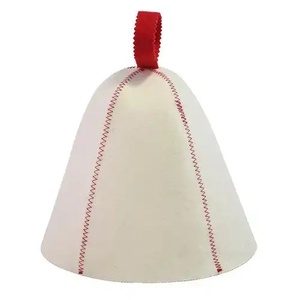 Chapeau de bain anti-chaleur, bonnet de douche lavable, turban doux pour cheveux, serviette à séchage rapide, accessoires de salle de bain, chapeau en feutre pour sauna - Product Image 3