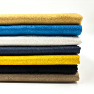 Phổ Biến Thiết Kế Dày Faux Siêu Sợi Nhỏ Vải Da Lộn Với Spandex Dệt Vải Cho Giày Lót Hành Lý Và Nhà Dệt - Product Image 6