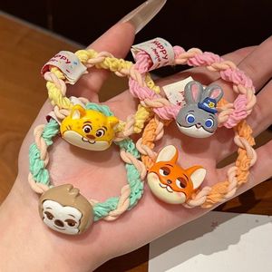 Élastiques à cheveux thème Zootopia pour filles, mignons, Judy Nick, tressés, élastiques, accessoires pour cheveux, vente en gros - Product Image 3