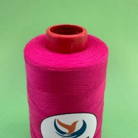 Benang Jahit 100% Poliester Spun High Tenacity Reflektif Berwarna Tak Terlihat untuk Pakaian