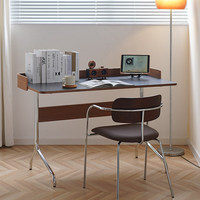 Bureau multifonctionnel en bois massif de style vintage du milieu du siècle, table d'ordinateur pour la maison, bureau d'étude pour étudiants, petit bureau de travail