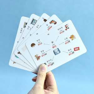 Cartes d'apprentissage éducatives numériques pour l'apprentissage précoce de l'alphabet anglais, enseignement de l'alphabétisation, impression couleur, vernis brillant pour - Product Image 2