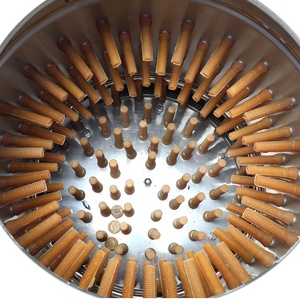 Ticari otomatik elektrikli çekerek türkiye kaz tavuk defeakümes hayvanı yolma makinesi makinesi - Product Image 5