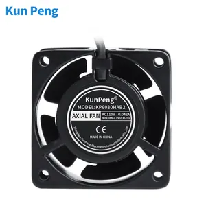 10.0CFM 3000rpm 5/4W AC 120V 230V 60*30mm industrial axial cooling fan