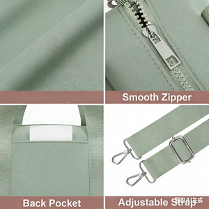 Bolsa de Gimnasio Ligera para Viajes de Fin de Semana, Deportes, Yoga, Fitness, Baile, Mini Bolsa de Gimnasio Tipo Barril, Bolsa Deportiva Cruzada para <span class=keywords><strong>Mujer</strong></span> - Product Image 4