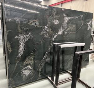 Dalles de marbre du château gris sol en pierre et mur de fond - Product Image 4