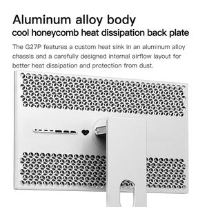 شاشة كمبيوتر KUYCON G27P بتردد 75 هرتز و1.07 مليار لون و99% SRGB، هيكل من سبائك الألومنيوم بالكامل، شاشة LED 5K مقاس 27 بوصة مع حامل - Product Image 3