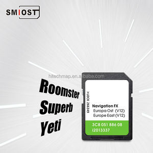 Carte SD de navigation GPS SMIOST pour <span class=keywords><strong>TomTom</strong></span>, compatible avec VW FX OST Europe Transporter Tiguan - Product Image 2