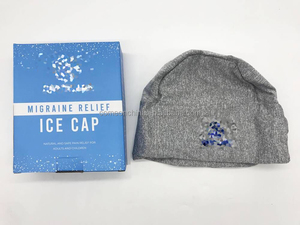 Heated Therapy Cold Gel Compress Cap heat Relief Hat Band sollievo dall'emicrania Ice Pack Hat Wrap mal di testa e cappuccio per alleviare l'emicrania - Product Image 4