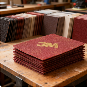 ฟองน้ำขัดและขัดอุตสาหกรรมทนทานขนาด3ม. 7447 6*9นิ้วแผ่นขัดมือสำหรับอุตสาหกรรม - Product Image 2