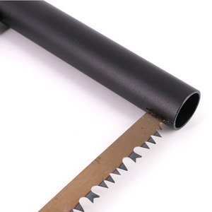 Scie à main multifonctionnelle d'extérieur, lame en acier de 580 mm, coupe maximale de 12 pouces, outil de camping portable pour la coupe du bois - Product Image 4