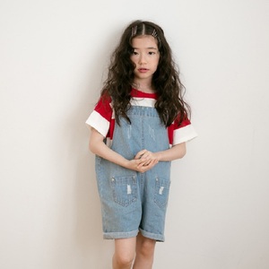Produits les plus vendus : Shorts et pantalons en jean pour filles, style coréen, avec bretelles, achat en gros depuis la Chine - Product Image 2
