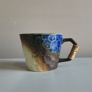 Mug à café en céramique fait main de style vintage, compatible micro-ondes, réutilisable, <span class=keywords><strong>cadeau</strong></span> d'affaires, utilisation à domicile ou au bureau, fabriqué au four - Product Image 6
