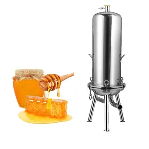 filter honey for food processing plant convenient installation and operation 10 inch stainless steel 304 housing filter