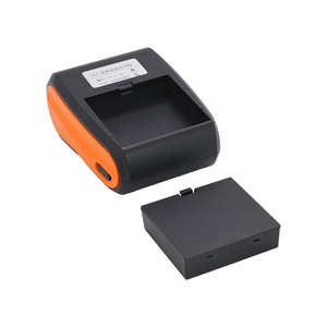 Vente chaude <span class=keywords><strong>Orange</strong></span> foncé Portable billet batterie de secours bleu t/USB imprimante de facture thermique 58mm pour boutique Android IOSsystem H22 - Product Image 3