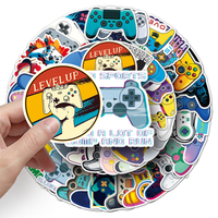 100pcs Vente Chaude Mignon Dessin Animé Autocollants Étanche Décoratif Vélo Bagages Graffiti Gamepad Autocollants