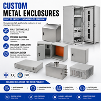 Fabrication sur mesure de tôlerie OEM, boîtier électronique en aluminium de précision, service de découpe laser et poinçonnage CNC