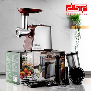 Picadora de Carne Eléctrica Multifunción de Acero Inoxidable con Función de Moler, Hacer Salchichas y Cortar Vegetales KM5067 - Product Image 2