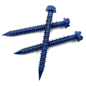 Vis d'ancrage en béton à traitement de surface Ruspert bleues - Product Image 3