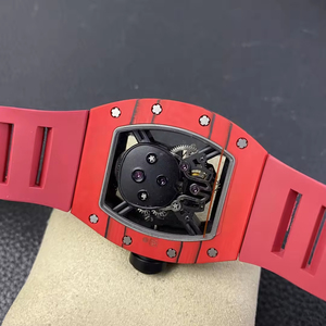 2026 Hot Selling Men's 5201 Automatic Tourbillon Mechanical <b>Watch</b> Red Carbon Fiber Luxury Wristwatch OEM - Product Image 3