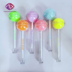 Yueshunxing 2 en 1 Flacon transparent coloré pour rouge à lèvres et <span class=keywords><strong>baume</strong></span> à lèvres, tubes vides rose doré pour gloss - Product Image 1