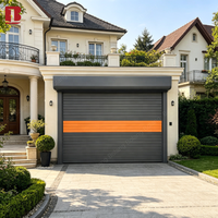 Fournisseur de portes de garage Bolang Luxury Roller Shutter Door en alliage d'aluminium, sur mesure, avec rideau lumineux, détection infrarouge et reconnaissance faciale.