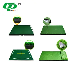 Factory OEM Premium Impact Golf Practice Mat 3D Nylon Grass Golf Training Aid Driving Range Mat For Backyard Chipping Swing