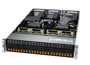 Máy chủ Như-2125hs-tnr 2U Hyper với 24 Hot-Swap 2.5 "Vịnh NVMe/SATA và 1 PCIe 5.0 X16 khe cắm - Product Image 2