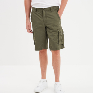 Shorts cargo décontractés en coton pour homme avec fermeture éclair, respirants, séchage rapide, design inspiré du sport, confort estival, poches fonctionnelles - Product Image 2