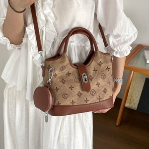 2026 New Retro Embroidery Ladies Handbag Multi-use Crossbody Bag With <b>Small</b> Round <b>Purse</b> Fashion Daily Women Shoulder Tote Bag - Product Image 5