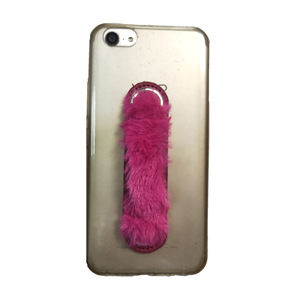 Adhesivo y correa creativos de felpa para la parte trasera del teléfono, soporte perezoso para teléfono con adhesivo trasero y adhesivo para tarjetas, operación con una sola mano, Velcro - Product Image 1