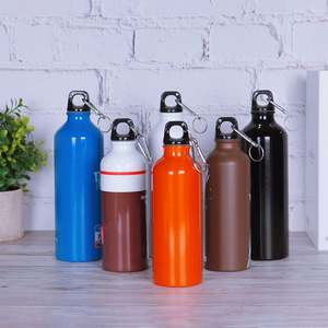 Bouteilles d'eau pliables en aluminium de 400 ml et 750 ml, personnalisées par le fabricant, écologiques, de haute qualité, pour le cyclisme et les sports de plein air - Product Image 3