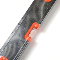 Niveau à bulle magnétique en aluminium de qualité industrielle, plage de mesure 0-5 m, précision 0,5 mm/m, conception à trois trous pour la construction