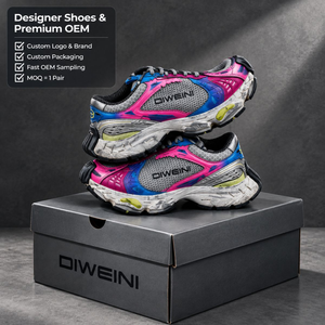 Luxury Designer shoe for Men Women High Quality Pink Blue Gradient walking shoes Running Shoes Baskets Zapatillas New - Product Image 1