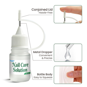 Solution réparatrice pour les ongles atteints <span class=keywords><strong>de</strong></span> mycose, améliore efficacement les ongles épais et abîmés, soin topique liquide sûr - Product Image 4