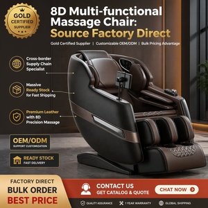 Fauteuil Shiatsu Multifonction 8D Zéro Gravité de Qualité Supérieure 2026 – Vente en Gros Usine OEM ODM 8026 - Product Image 1
