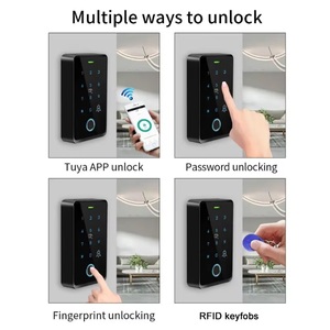 Hệ thống kiểm soát truy cập không thấm nước nhận dạng vân tay thẻ mật khẩu vân tay sản phẩm kiểm soát truy cập sinh trắc học ứng dụng ttlock - Product Image 6
