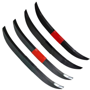 3pcs Universal Black ABS Tail Wing Spoiler Adjustable 115-125CM <b>Car</b> Rear Trunk Spoiler Lip for Most <b>Car</b> Models - Product Image 3