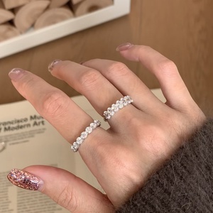 Bague de fiançailles et de mariage classique en or 10K 14K 18K plaqué rhodium, diamant de laboratoire ovale certifié IGI, pour unisexe - Product Image 2