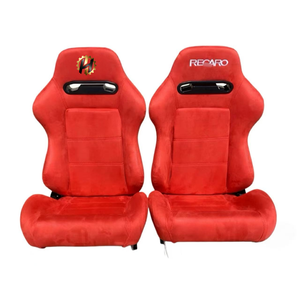 Высококачественные черные сиденья-ковши из искусственной кожи для спортивных автомобилей, для тюнинга и ремонта (б/у) - Product Image 2