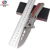 Couteau pliant de chasse de poche en acier inoxydable de haute qualité 2026, personnalisable OEM, pour camping industriel, directement de Chine