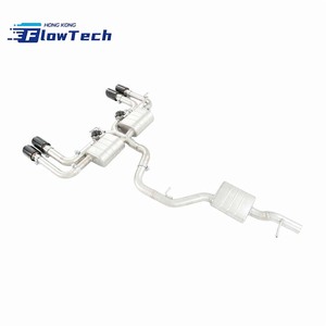 Système d'échappement Cat-Back à haut débit avec soupape SS304 et silencieux pour VW Tiguan, commande à distance de la soupape électronique - Product Image 6